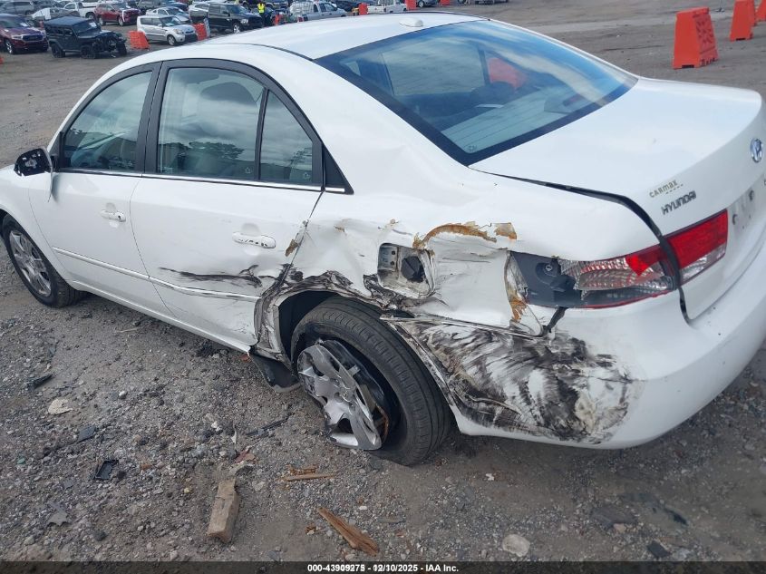 2008 Hyundai Sonata Gls VIN: 5NPET46C78H394388 Lot: 43909275