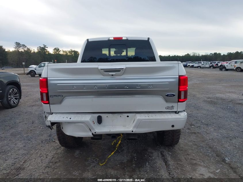 2019 Ford F-150 Platinum VIN: 1FTEW1E53KFA84958 Lot: 43909319