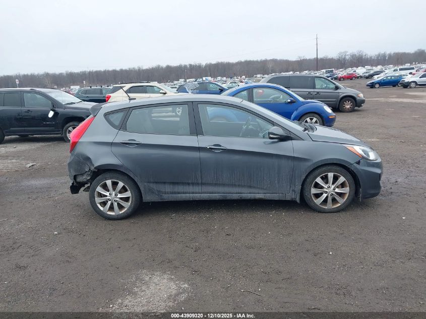 2013 Hyundai Accent Se VIN: KMHCU5AE1DU090522 Lot: 43909320