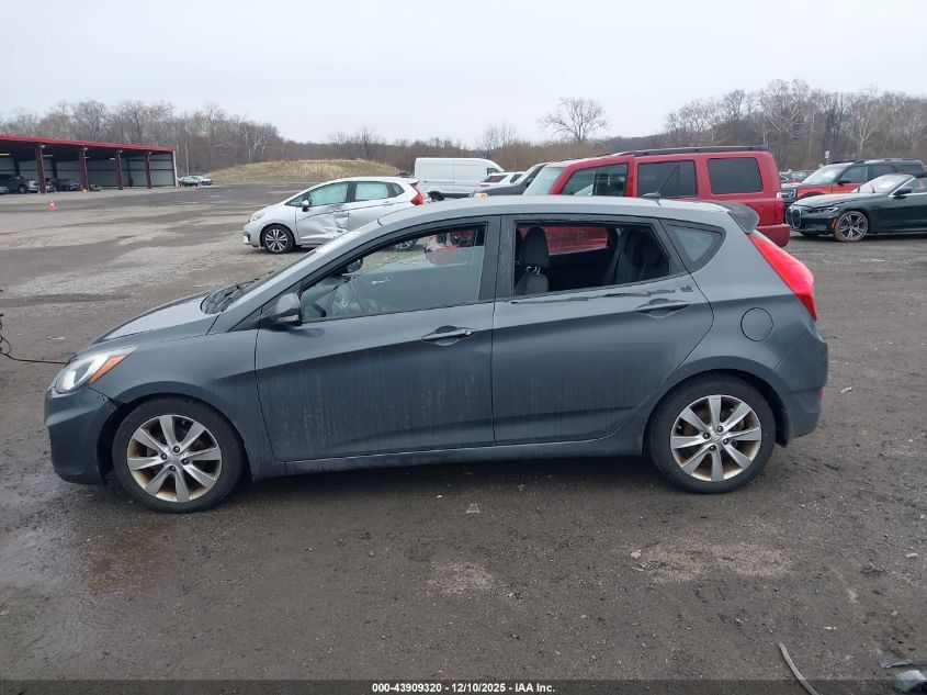 2013 Hyundai Accent Se VIN: KMHCU5AE1DU090522 Lot: 43909320