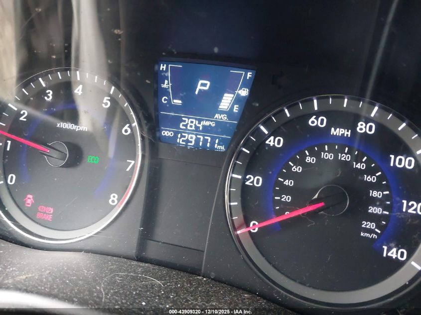 2013 Hyundai Accent Se VIN: KMHCU5AE1DU090522 Lot: 43909320