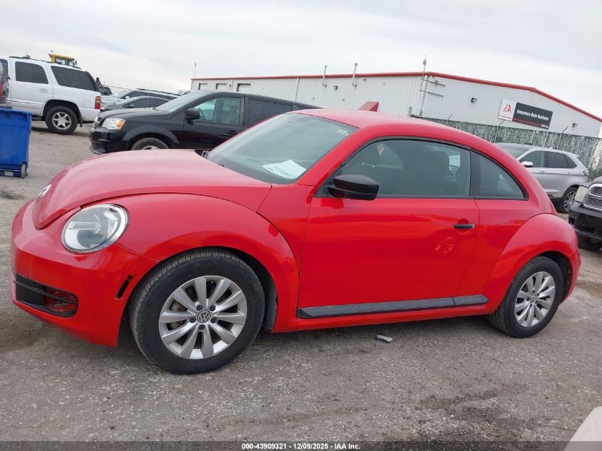 2014 Volkswagen Beetle 2.5L Entry VIN: 3VWFP7AT2EM627307 Lot: 43909321