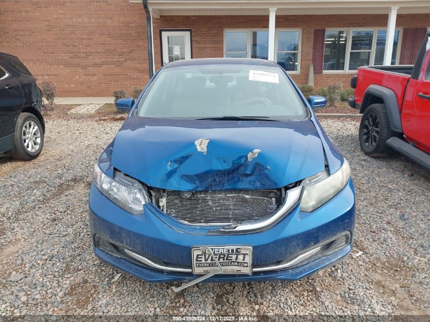 2014 Honda Civic Lx VIN: 19XFB2F57EE069169 Lot: 43909324