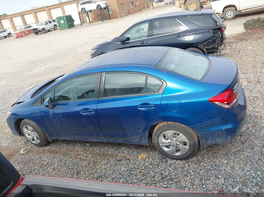 2014 Honda Civic Lx VIN: 19XFB2F57EE069169 Lot: 43909324