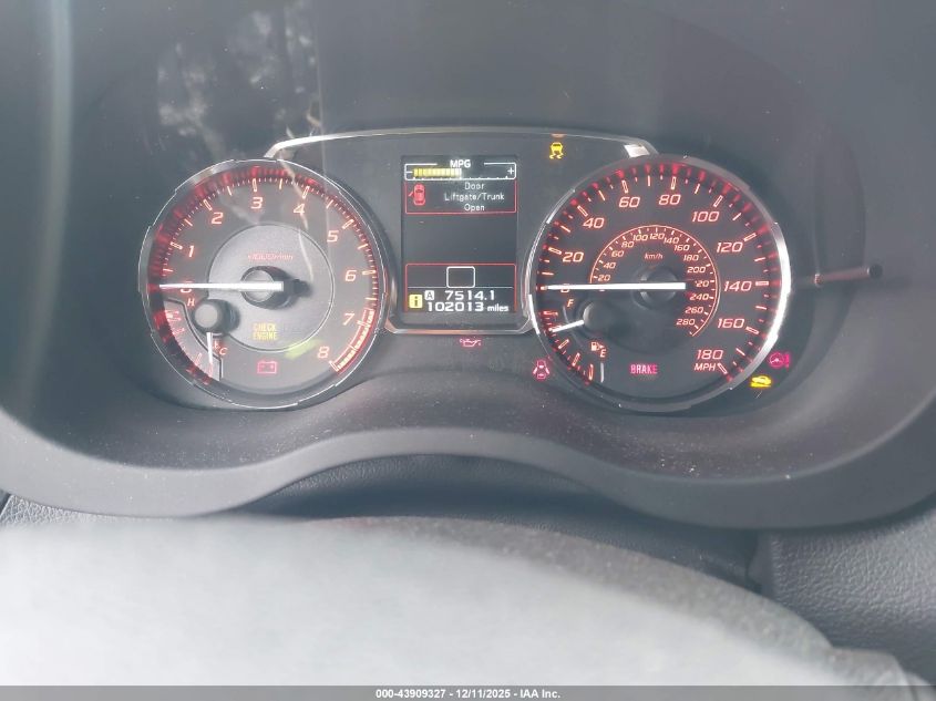 2017 Subaru Wrx Premium VIN: JF1VA1E63H9806062 Lot: 43909327