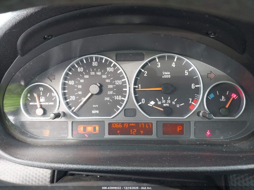 2004 BMW 330Ci VIN: WBABW53414PL46779 Lot: 43909332