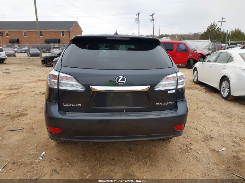 2010 Lexus Rx 450H VIN: JTJZB1BAXA2000832 Lot: 43909371