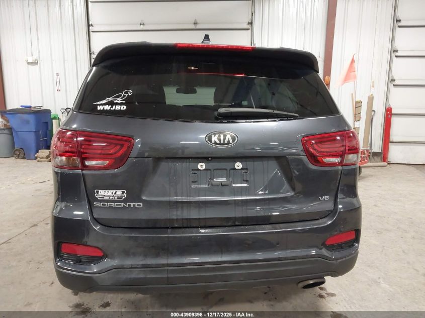 2019 Kia Sorento 3.3L Lx VIN: 5XYPG4A5XKG557653 Lot: 43909398