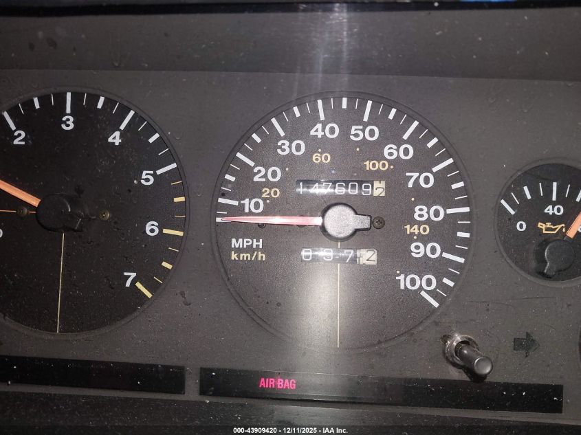 1995 Jeep Grand Cherokee Limited/Orvis VIN: 1J4GZ78Y0SC783629 Lot: 43909420