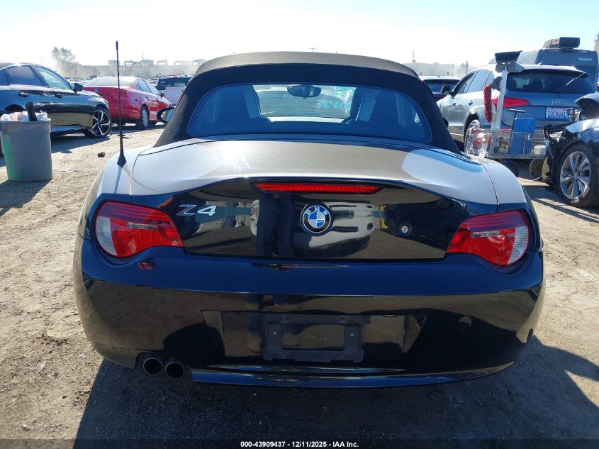 2008 BMW Z4 3.0I VIN: 4USBU33588LW74830 Lot: 43909437