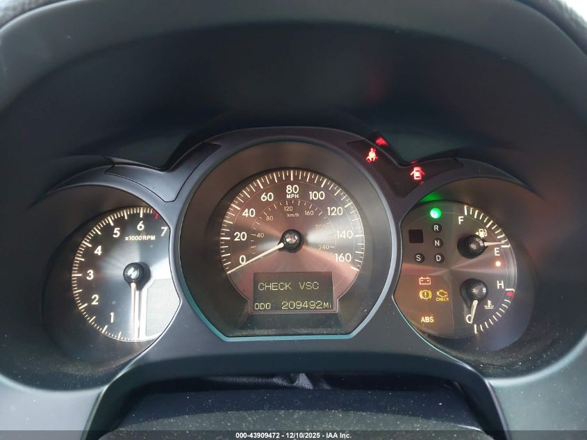 2006 Lexus Gs 300 VIN: JTHCH96S860002539 Lot: 43909472