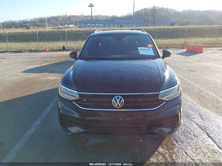 2024 Volkswagen Tiguan 2.0T Se R-Line Black VIN: 3VV8B7AX2RM040769 Lot: 43909482