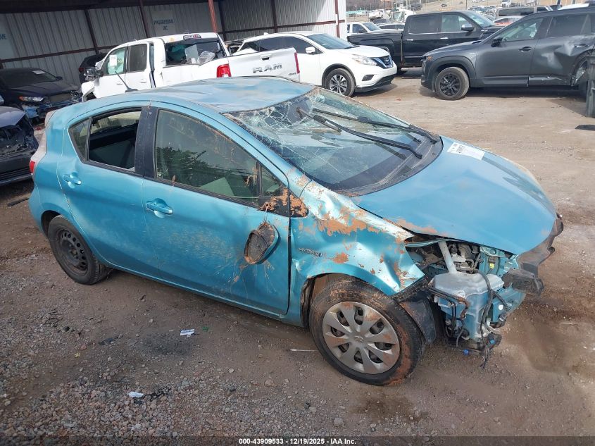 2012 Toyota Prius C Three VIN: JTDKDTB37C1015454 Lot: 43909533