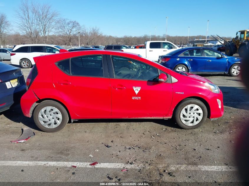 2016 Toyota Prius C Two VIN: JTDKDTB31G1117922 Lot: 43909575