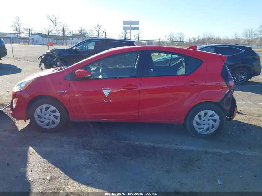 2016 Toyota Prius C Two VIN: JTDKDTB31G1117922 Lot: 43909575