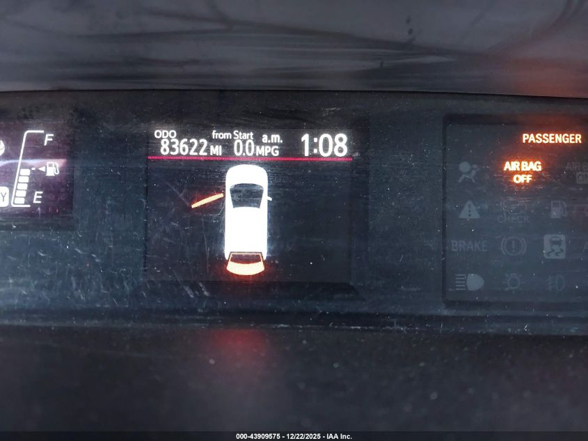 2016 Toyota Prius C Two VIN: JTDKDTB31G1117922 Lot: 43909575