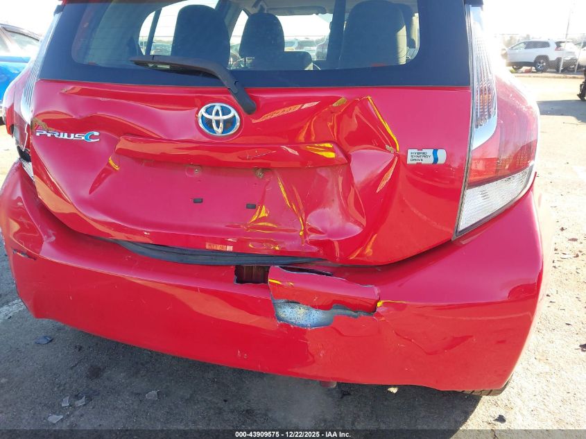 2016 Toyota Prius C Two VIN: JTDKDTB31G1117922 Lot: 43909575