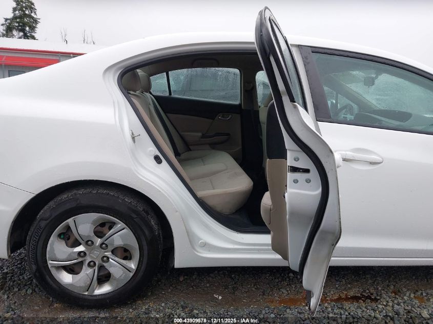 2014 Honda Civic Lx VIN: 19XFB2F59EE243159 Lot: 43909578