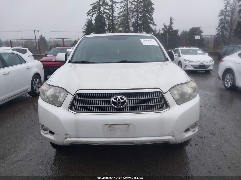 2009 Toyota Highlander Hybrid Limited VIN: JTEEW44A092026237 Lot: 43909597