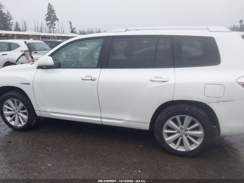 2009 Toyota Highlander Hybrid Limited VIN: JTEEW44A092026237 Lot: 43909597