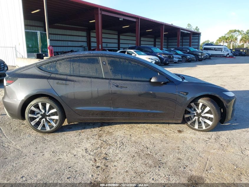2026 Tesla Model 3 Premium Rear-Wheel Drive VIN: 5YJ3E1EA4TF123845 Lot: 43909600