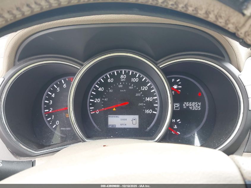 2011 Nissan Murano Sl VIN: JN8AZ1MW0BW166893 Lot: 43909650