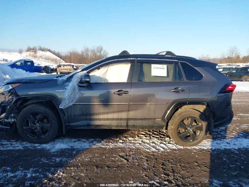 2019 Toyota Rav4 Hybrid Xse VIN: JTMEWRFV5KJ016459 Lot: 43909680