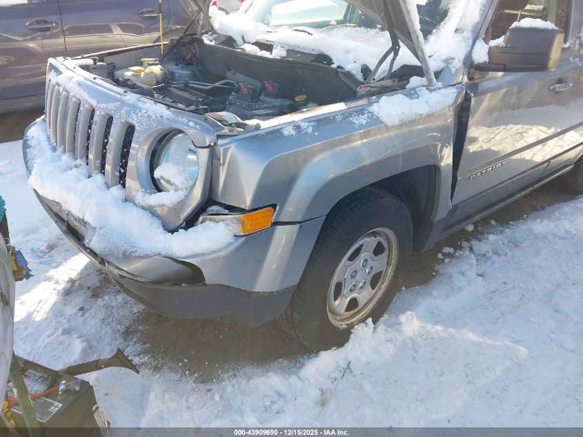 2015 Jeep Patriot Sport VIN: 1C4NJPBA5FD185357 Lot: 43909690