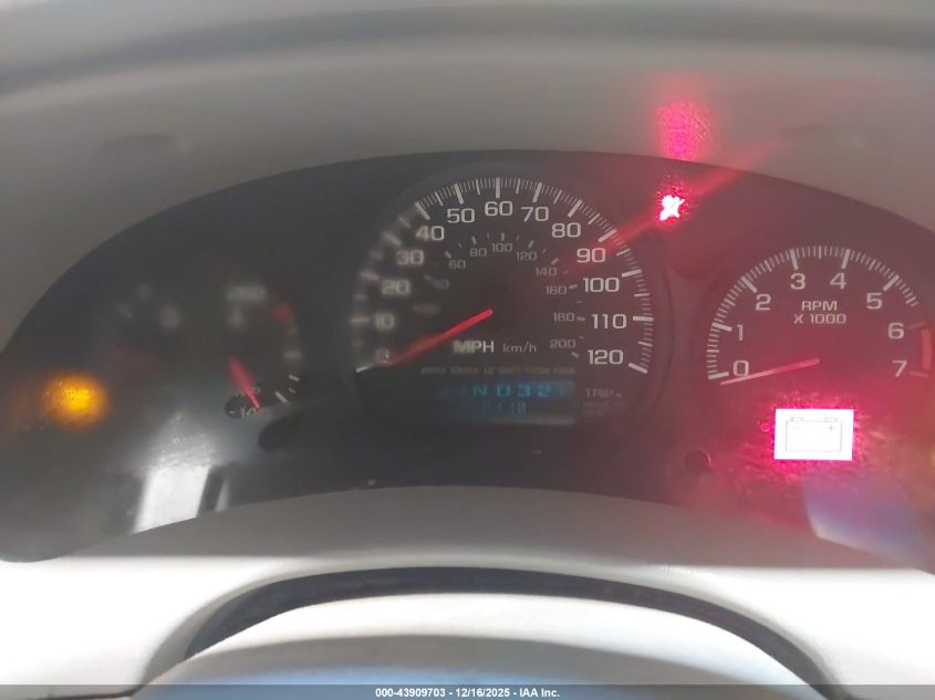 2003 Chevrolet Impala Ls VIN: 2G1WH52K039305757 Lot: 43909703