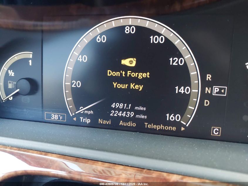 2008 Mercedes-Benz S 550 4Matic VIN: WDDNG86X68A195005 Lot: 43909706