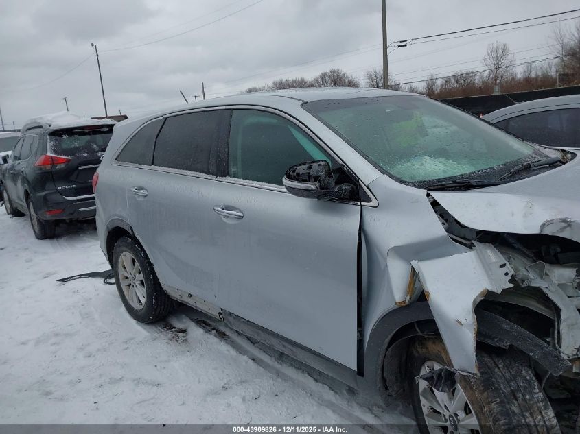 2019 Kia Sorento 2.4L L VIN: 5XYPG4A36KG578160 Lot: 43909826