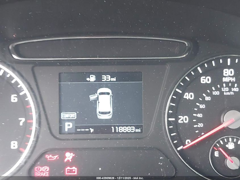 2019 Kia Sorento 2.4L L VIN: 5XYPG4A36KG578160 Lot: 43909826