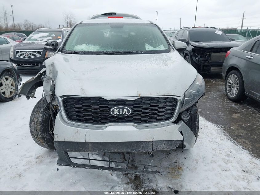 2019 Kia Sorento 2.4L L VIN: 5XYPG4A36KG578160 Lot: 43909826