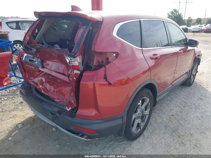 2019 Honda Cr-V Ex VIN: 2HKRW1H52KH504891 Lot: 43909833