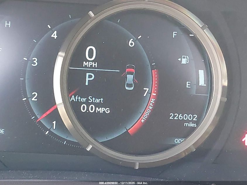 2014 Lexus Is 350 VIN: JTHCE1D24E5002567 Lot: 43909850