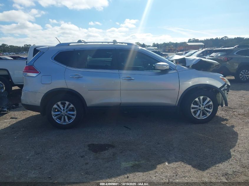 2015 Nissan Rogue Sv VIN: KNMAT2MT7FP562652 Lot: 43909881