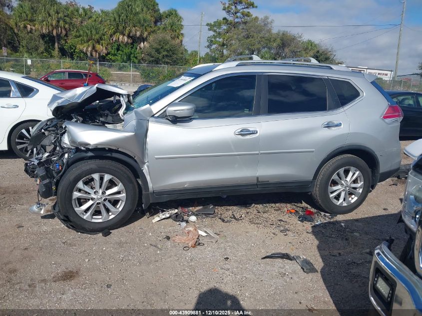 2015 Nissan Rogue Sv VIN: KNMAT2MT7FP562652 Lot: 43909881