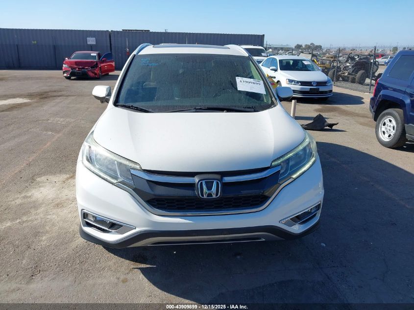 2015 Honda Cr-V Ex-L VIN: 5J6RM3H75FL003329 Lot: 43909899