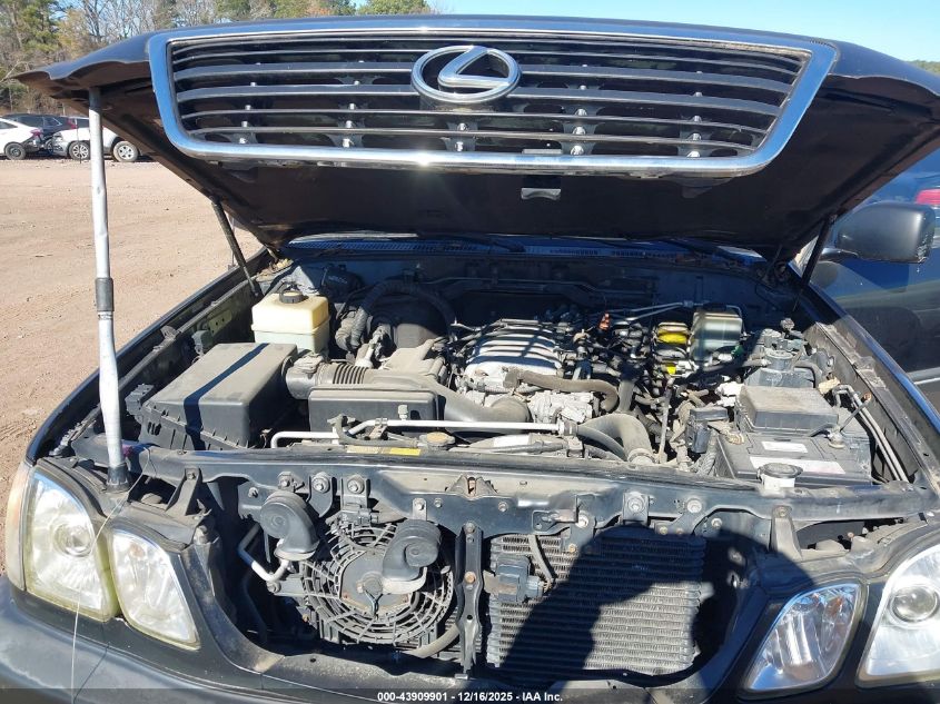 2001 Lexus Lx 470 VIN: JTJHT00W313507843 Lot: 43909901