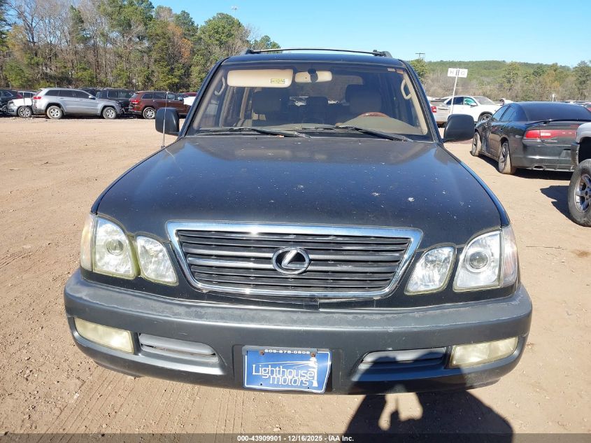 2001 Lexus Lx 470 VIN: JTJHT00W313507843 Lot: 43909901