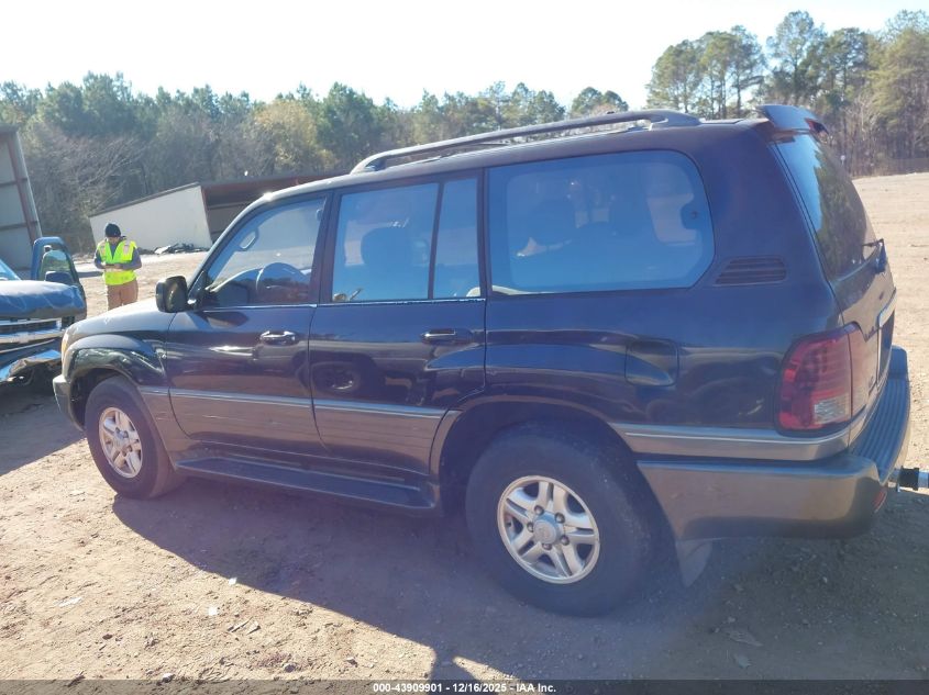 2001 Lexus Lx 470 VIN: JTJHT00W313507843 Lot: 43909901