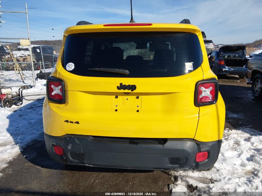 2017 Jeep Renegade Altitude 4X4 VIN: ZACCJBBB9HPE98757 Lot: 43909903