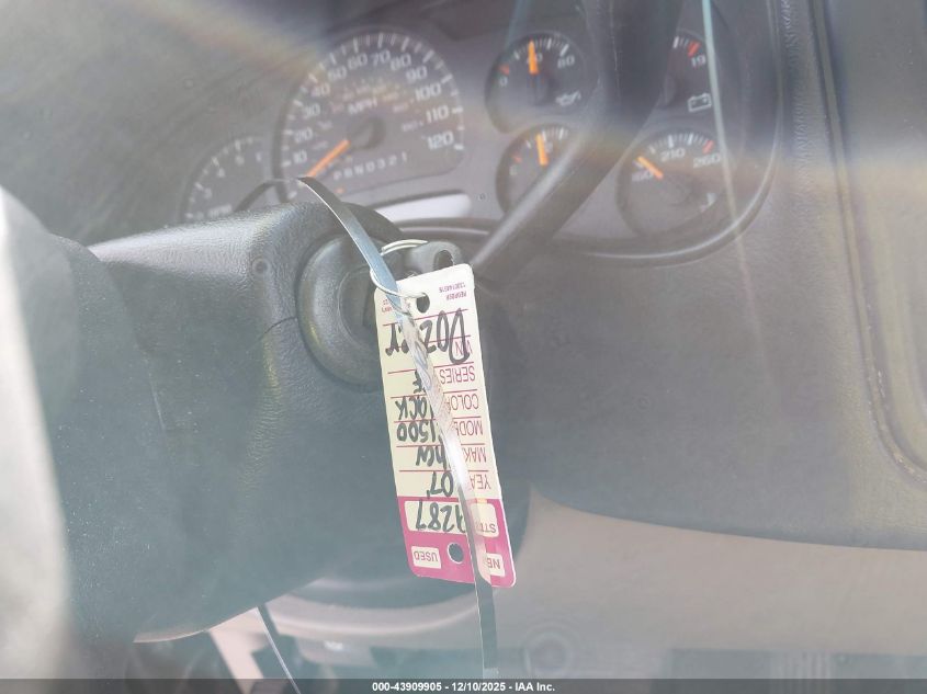 2007 Chevrolet Silverado 1500 Classic Ls VIN: 1GCEC14X27Z133522 Lot: 43909905