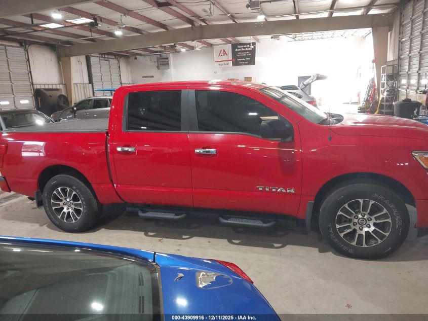 2021 Nissan Titan Sv 4X2 VIN: 1N6AA1EF1MN519827 Lot: 43909916