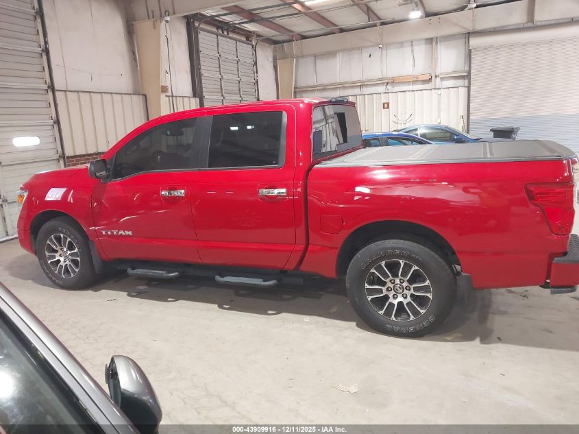 2021 Nissan Titan Sv 4X2 VIN: 1N6AA1EF1MN519827 Lot: 43909916