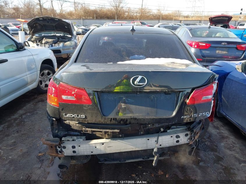 2007 Lexus Is 250 VIN: JTHCK262875015398 Lot: 43909918