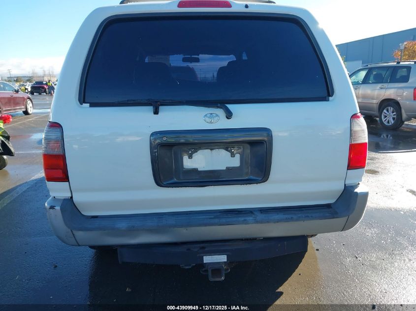 2000 Toyota 4Runner Limited V6 VIN: JT3HN87R5Y9031439 Lot: 43909949