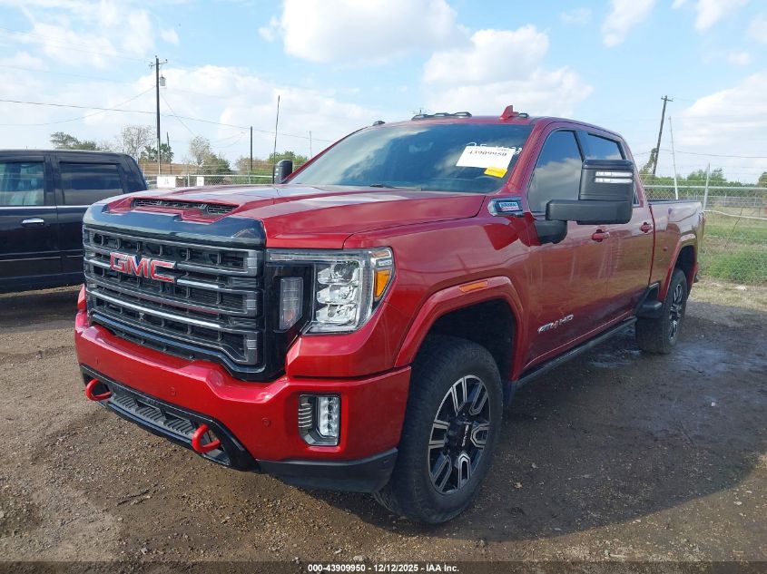 2022 GMC Sierra 2500Hd 4Wd Standard Bed At4 VIN: 1GT49PEY5NF257206 Lot: 43909950