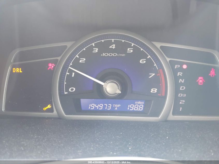 2008 Honda Civic Ex VIN: 2HGFA16868H501204 Lot: 43909953