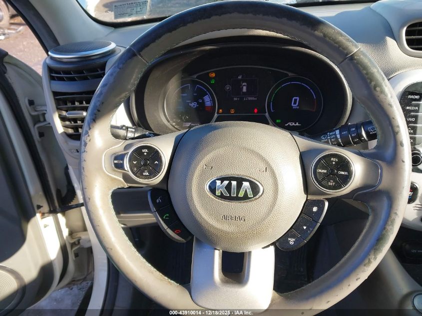 2016 Kia Soul Ev + VIN: KNDJX3AE5G7011492 Lot: 43910014